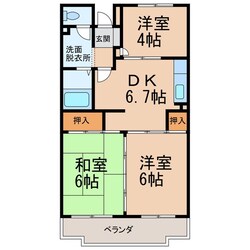 ヴィブレ大堀の物件間取画像